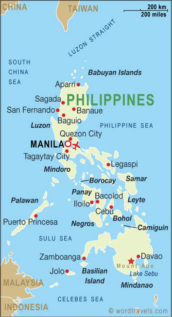 philippinen karte