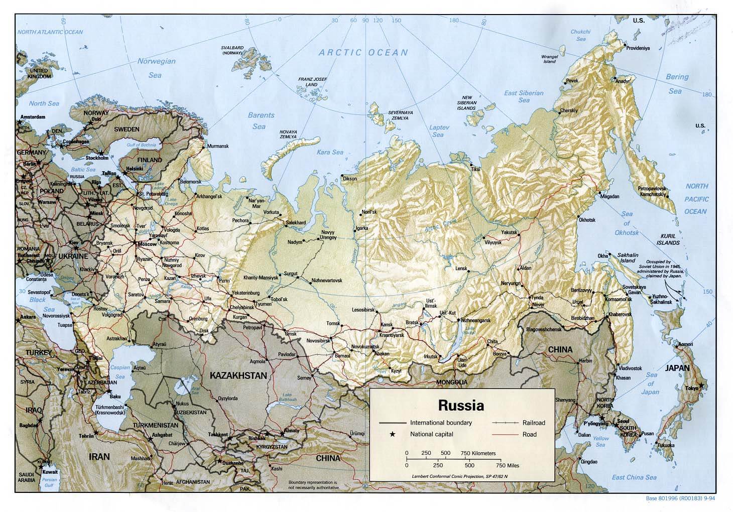 russland linderung karte