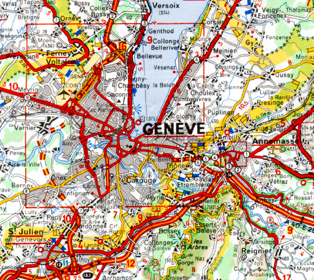 Geneve karte