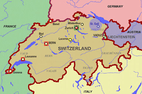 schweiz St Gallen karte