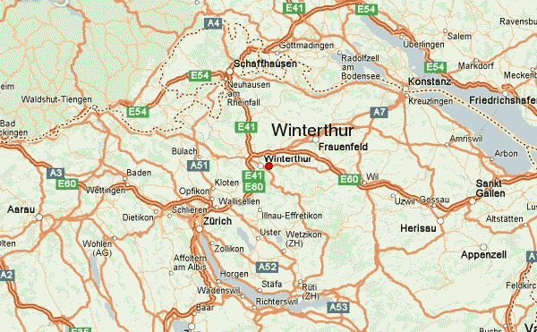 Winterthur provinz karte