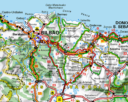 Bilbao strase karte