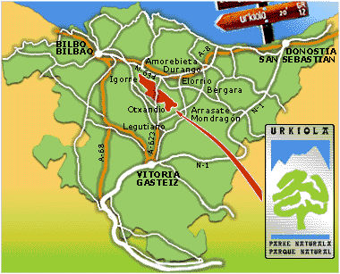 Vitoria Gasteiz provinz karte