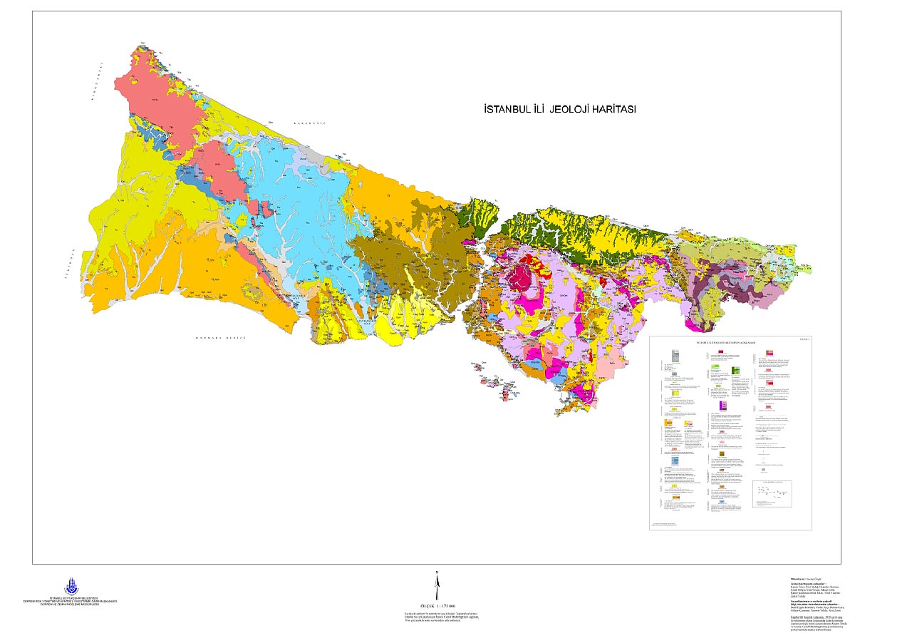 istanbul jeology karte