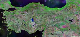 turkei satellit karte
