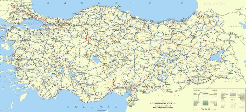 turkei strase karte