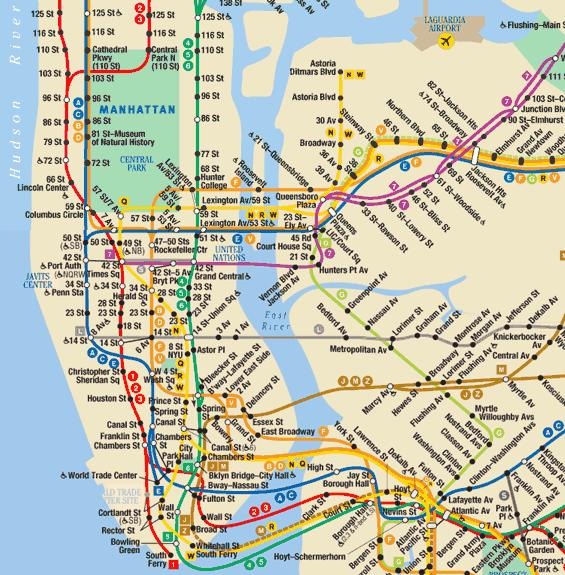 new york metro karte