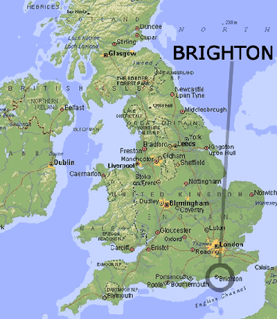 Brighton karte uk