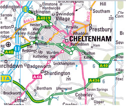 cheltenham karte