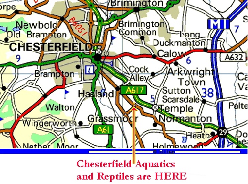 Chesterfield karte