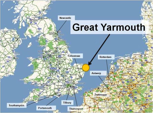 Great Yarmouth karte