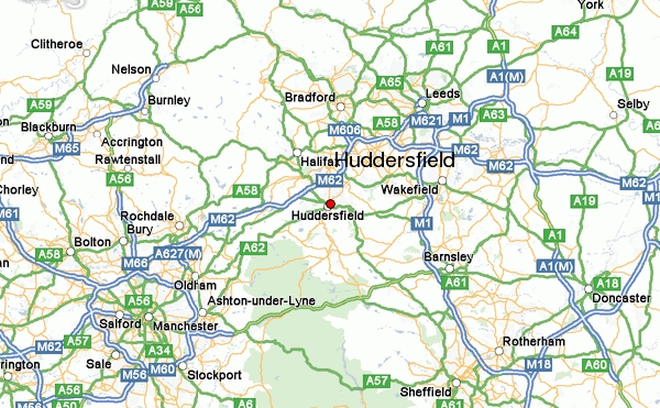 karte von huddersfield