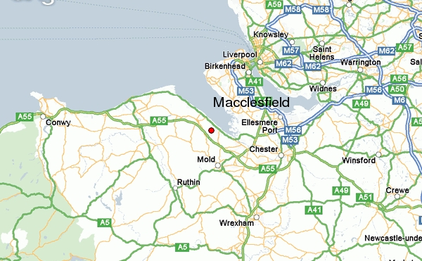 karte von Macclesfield