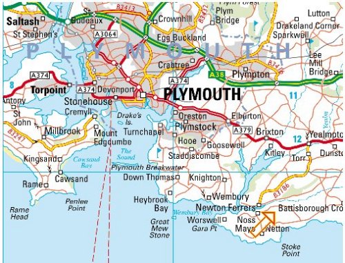 Plymouth strase karte