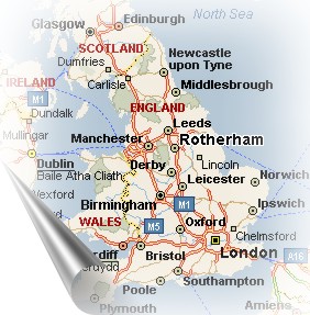 Rotherham regionen karte