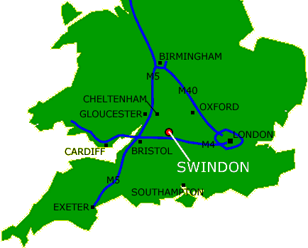Swindon karte england