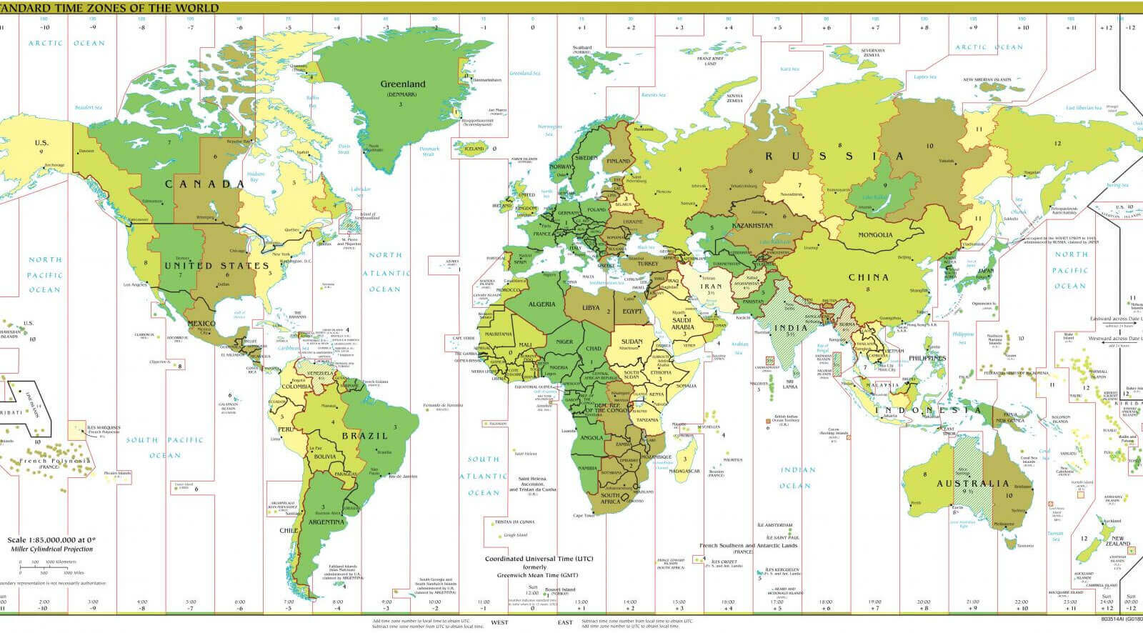 Zeitzonen wallpaper Afrika und Welt